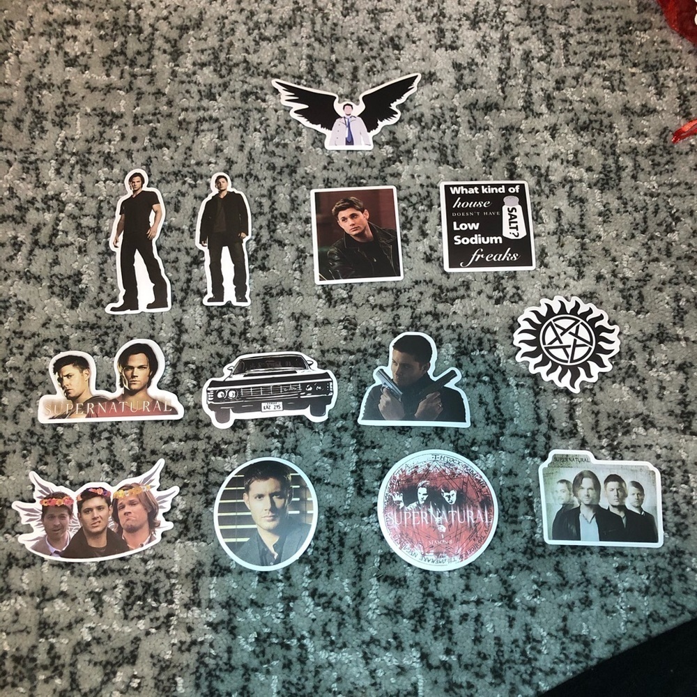 Supernatural Bundle of 13 No Repeat Stickers